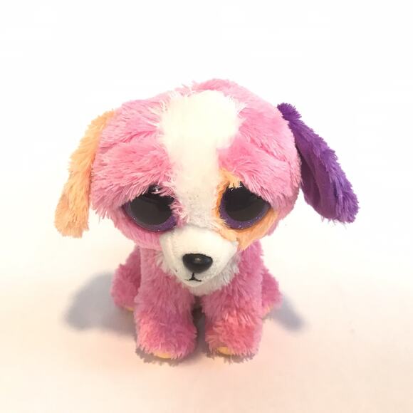 Ty Other - Ty Beanie Silk Beanie Boos Precious 2016 Dog Bean Bag Plush Animal 6" Tall